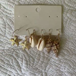 Shell Drop Earrings